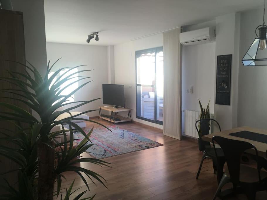 Ferienwohnung Luminoso Atico Con Terraza, Vistas Y Gym Sagunto Exterior foto
